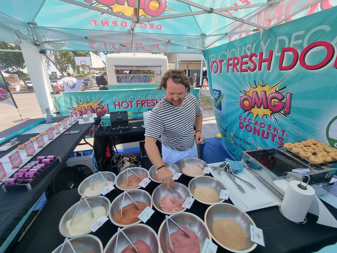 Hot Fresh Donuts that are Gluten free and Vegan - that everyone can enjoy