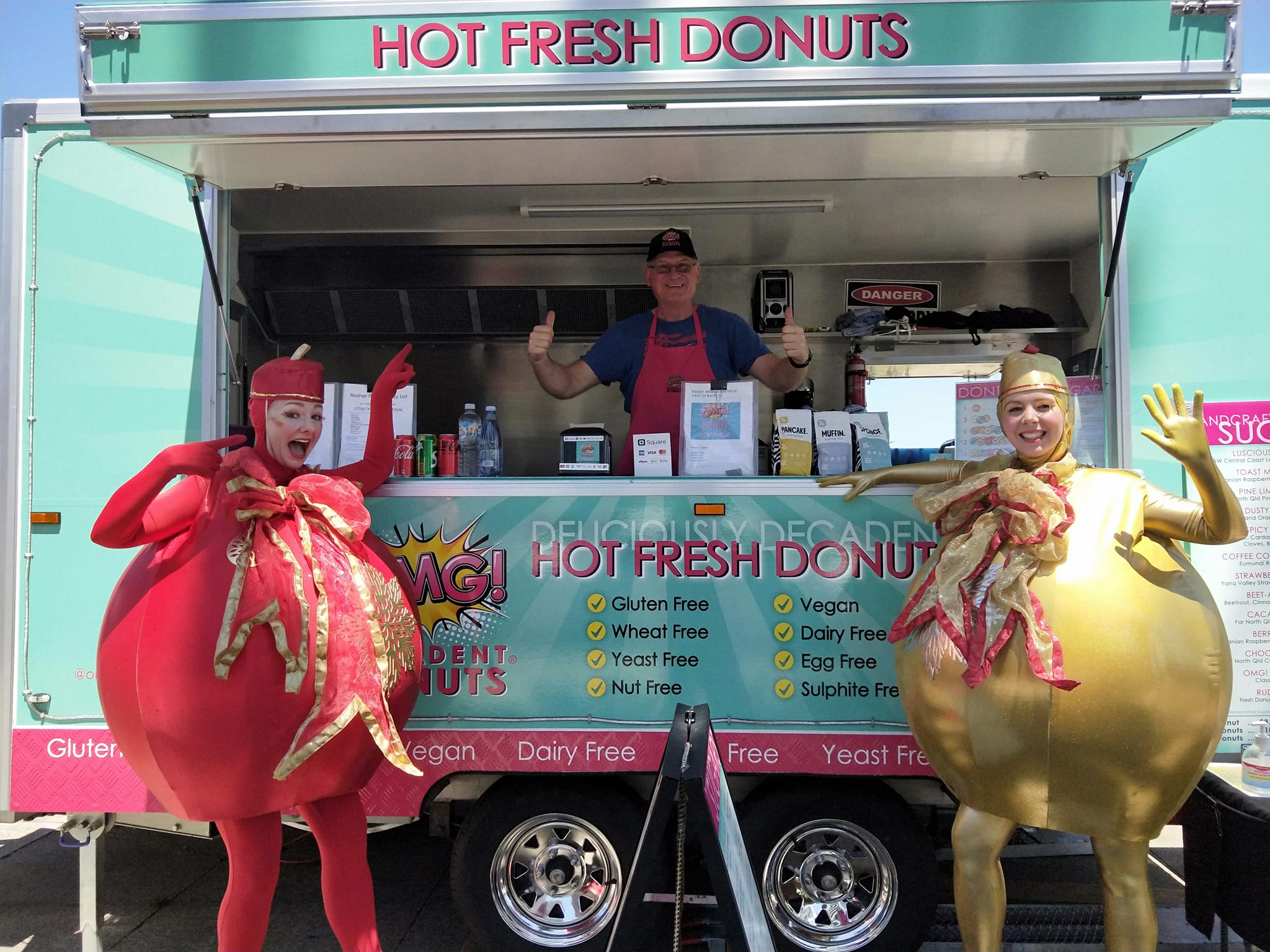 Hot Fresh Donuts that are Gluten free and Vegan