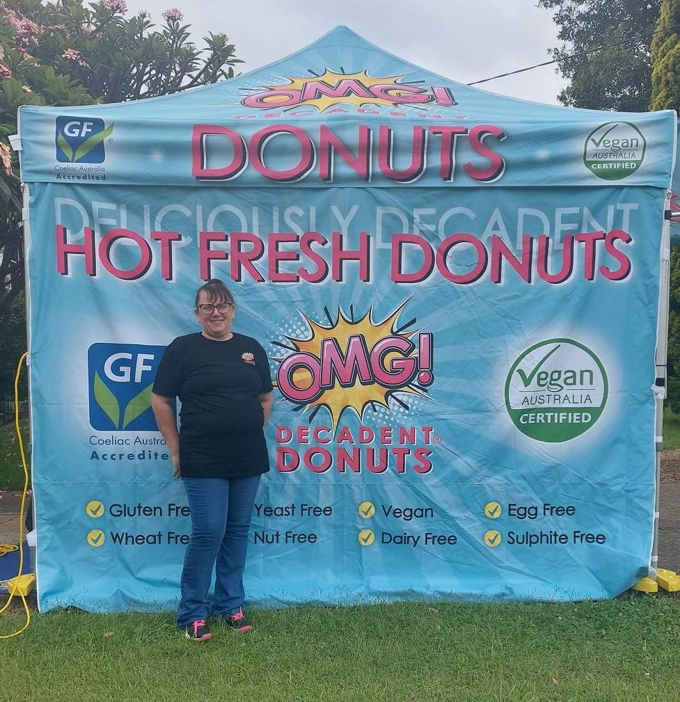 Hot Fresh Donuts that are Gluten free and Vegan - Donuts that everyone can love!
