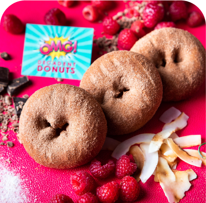 Hot Fresh Donuts that are Gluten free and Vegan - that everyone can enjoy