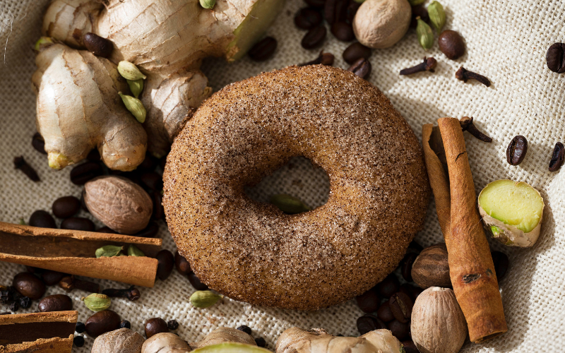 Dirty Chia Latte Limited Edition Donut